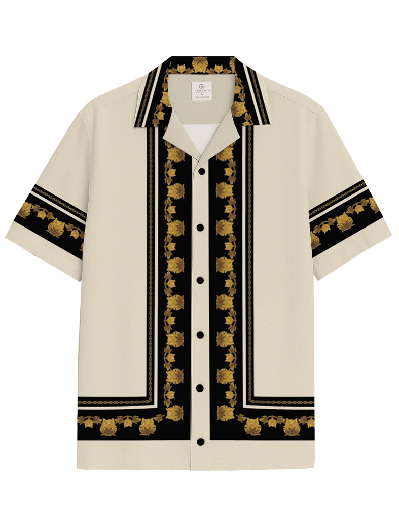 CAMISA CORTE REAL BEIGE