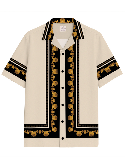 CAMISA CORTE REAL BEIGE